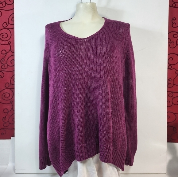 Torrid Long Pink Knit Sweater - Picture 3 of 7